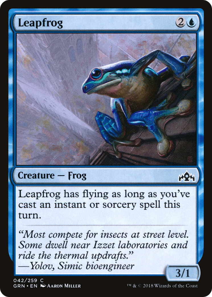 Leapfrog (GRN-042) [Guilds of Ravnica] Foil MTG Single Wizards of the Coast