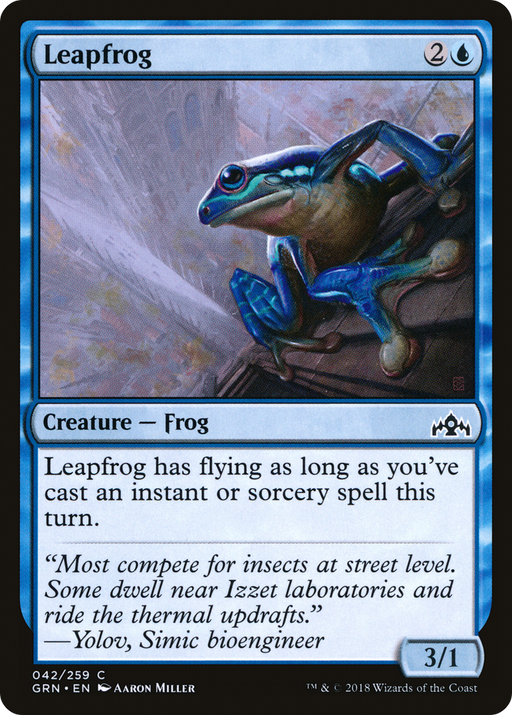 Leapfrog (GRN-042) [Guilds of Ravnica] Foil MTG Single Wizards of the Coast