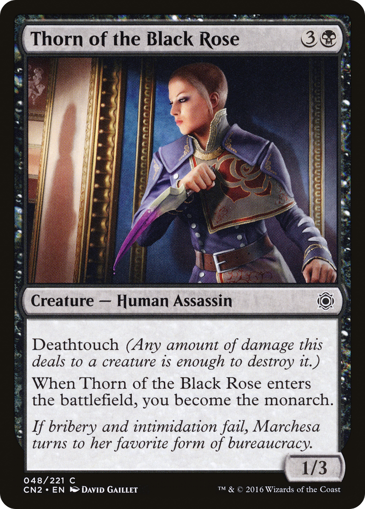 Thorn of the Black Rose (CN2-048) [Conspiracy: Take the Crown] MTG Single Wizards of the Coast