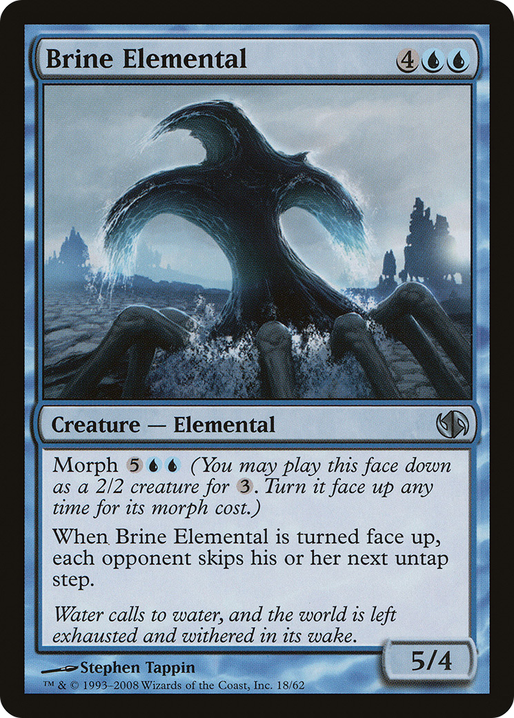 Brine Elemental (DD2-018) [Misc] Duel Decks: Jace vs. Chandra MTG Single Wizards of the Coast