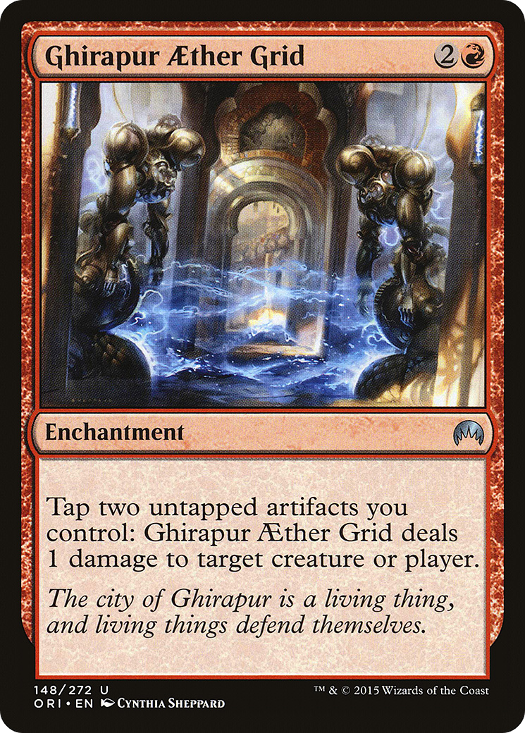 Ghirapur Aether Grid (ORI-148) [Magic Origins] Foil MTG Single Wizards of the Coast