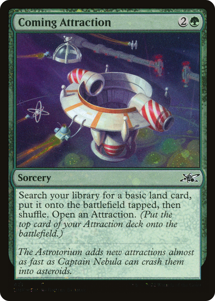 Coming Attraction (Galaxy Foil) (UNF-421) [Unfinity] Foil MTG Single Wizards of the Coast
