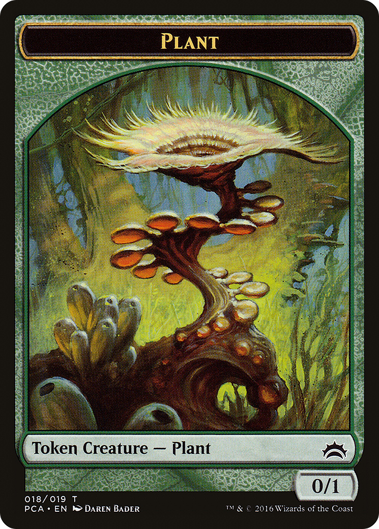 Plant // Ooze Double-Sided Token (PCA-18 // 16) [Tokens] Planechase Anthology Tokens MTG Single Wizards of the Coast