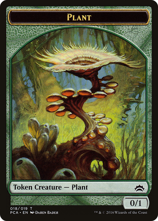 Plant // Ooze Double-Sided Token (PCA-18 // 16) [Tokens] Planechase Anthology Tokens MTG Single Wizards of the Coast