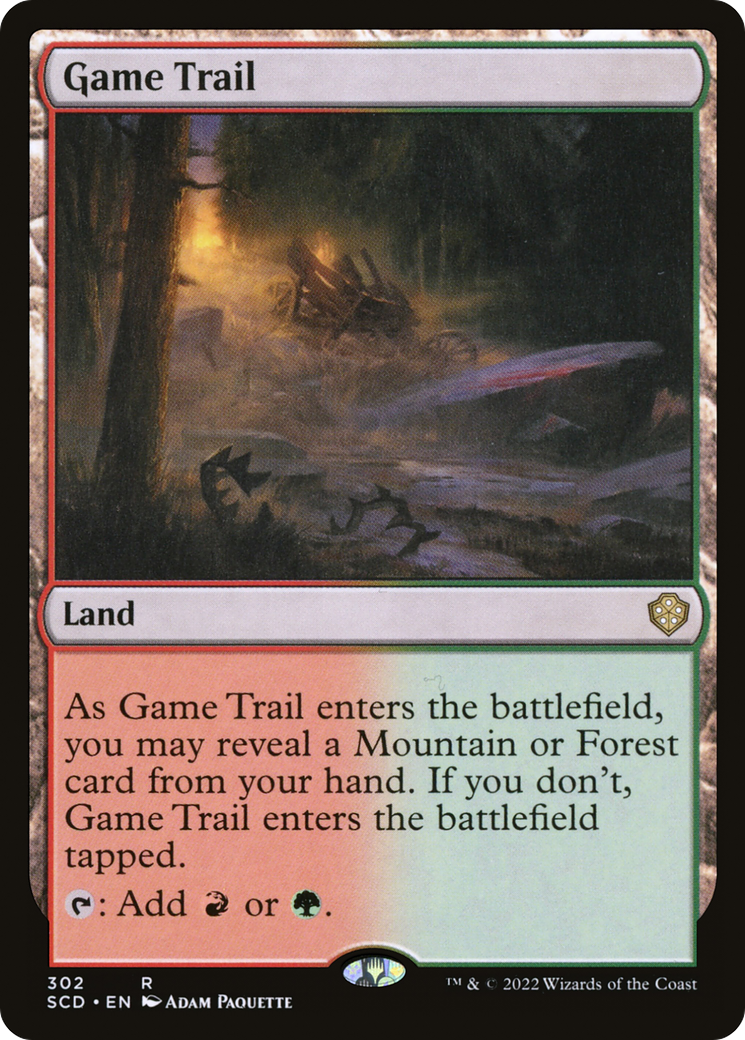 Game Trail (SCD-302) [Starter Commander Decks] MTG Single Wizards of the Coast
