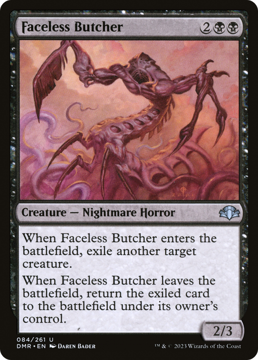 Faceless Butcher (DMR-084) [Dominaria Remastered] Foil MTG Single Wizards of the Coast