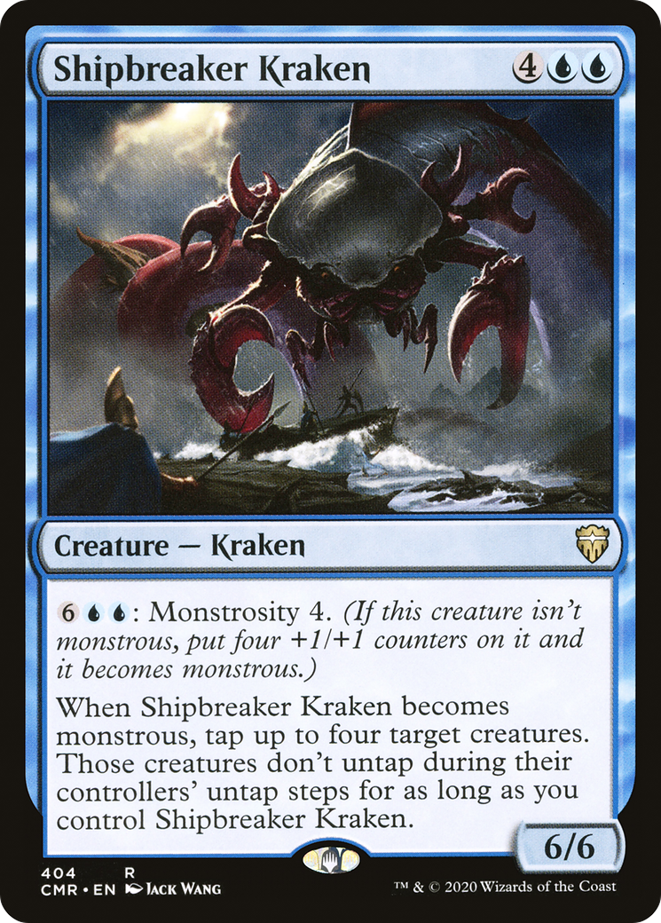 Shipbreaker Kraken (CMR-404) [Commander Legends] MTG Single Wizards of the Coast