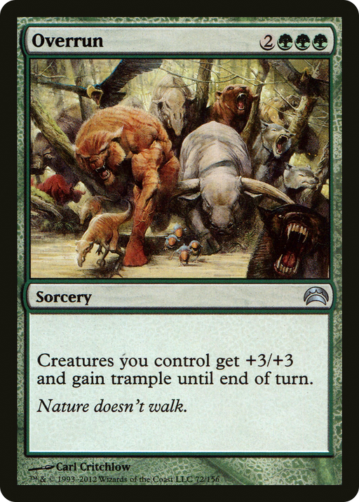 Overrun (PC2-072) [Misc] Planechase 2012 Foil MTG Single Wizards of the Coast