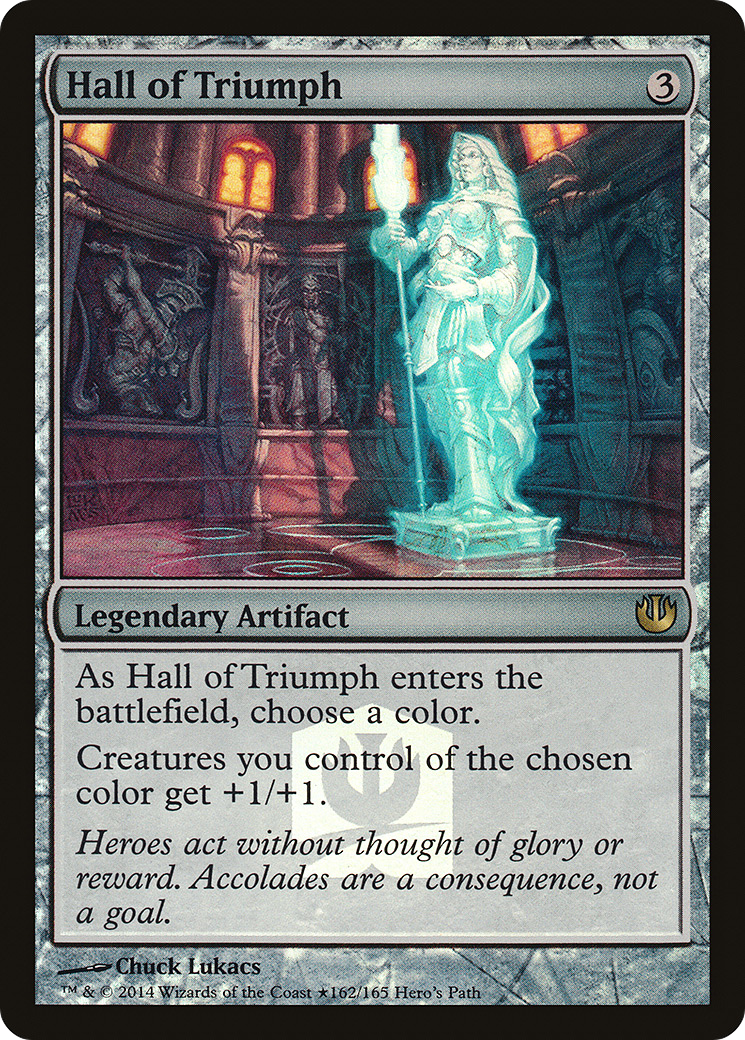 Hall of Triumph (GAME-162) [Journey into Nyx Promos] Foil MTG Single Wizards of the Coast