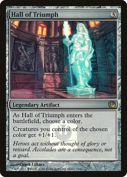 Hall of Triumph (GAME-162) [Journey into Nyx Promos] Foil MTG Single Wizards of the Coast