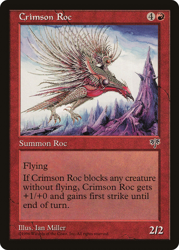 Crimson Roc (MIR-) [Mirage] MTG Single Wizards of the Coast