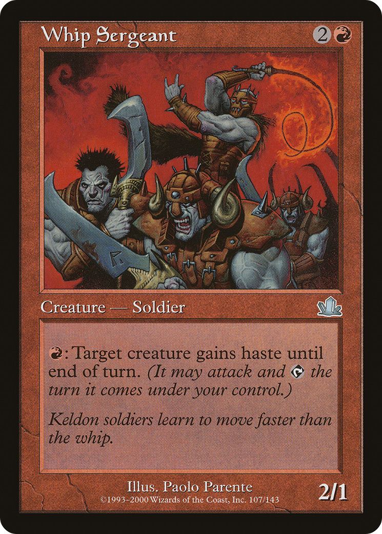Whip Sergeant (PCY-107) [Prophecy] Foil MTG Single Wizards of the Coast