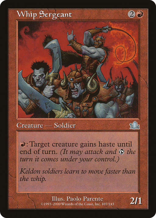 Whip Sergeant (PCY-107) [Prophecy] Foil MTG Single Wizards of the Coast