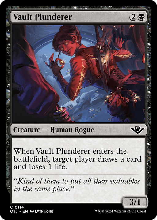 Vault Plunderer (OTJ-114) [Outlaws of Thunder Junction] MTG Single Wizards of the Coast