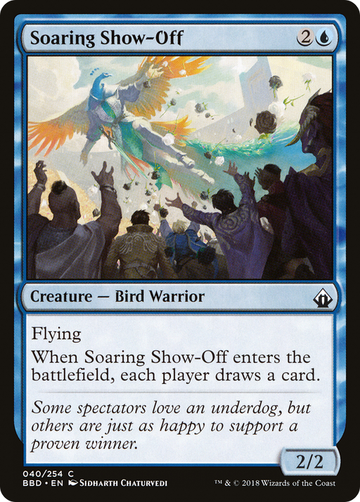 Soaring Show-Off (BBD-040) [Battlebond] MTG Single Wizards of the Coast