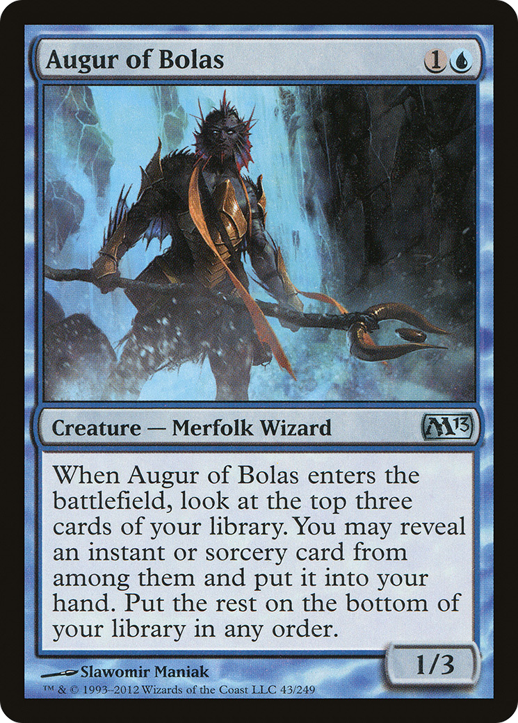 Augur of Bolas (M13-043) [Magic 2013] MTG Single Wizards of the Coast