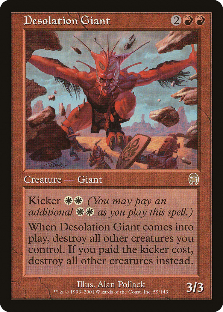 Desolation Giant (APC-059) [Apocalypse] Foil MTG Single Wizards of the Coast