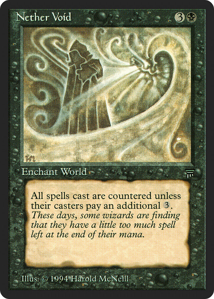 Nether Void (LEG-113) [Oldschool] Legends MTG Single Wizards of the Coast
