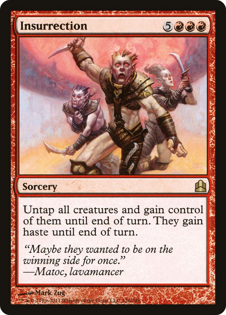 Insurrection (CMD-126) [Commander 2011] MTG Single Wizards of the Coast
