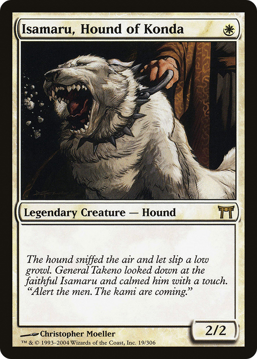 Isamaru, Hound of Konda (CHK-019) [Champions of Kamigawa] MTG Single Wizards of the Coast