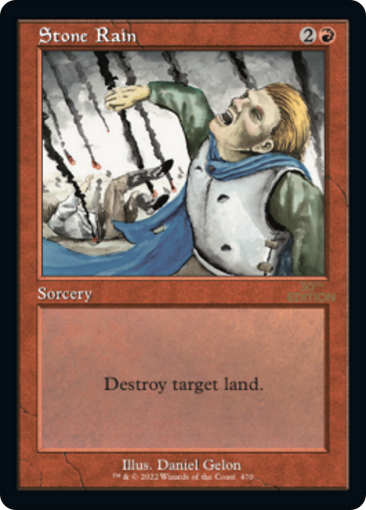 Stone Rain (30A-470) [30th Anniversary Edition] MTG Single Wizards of the Coast