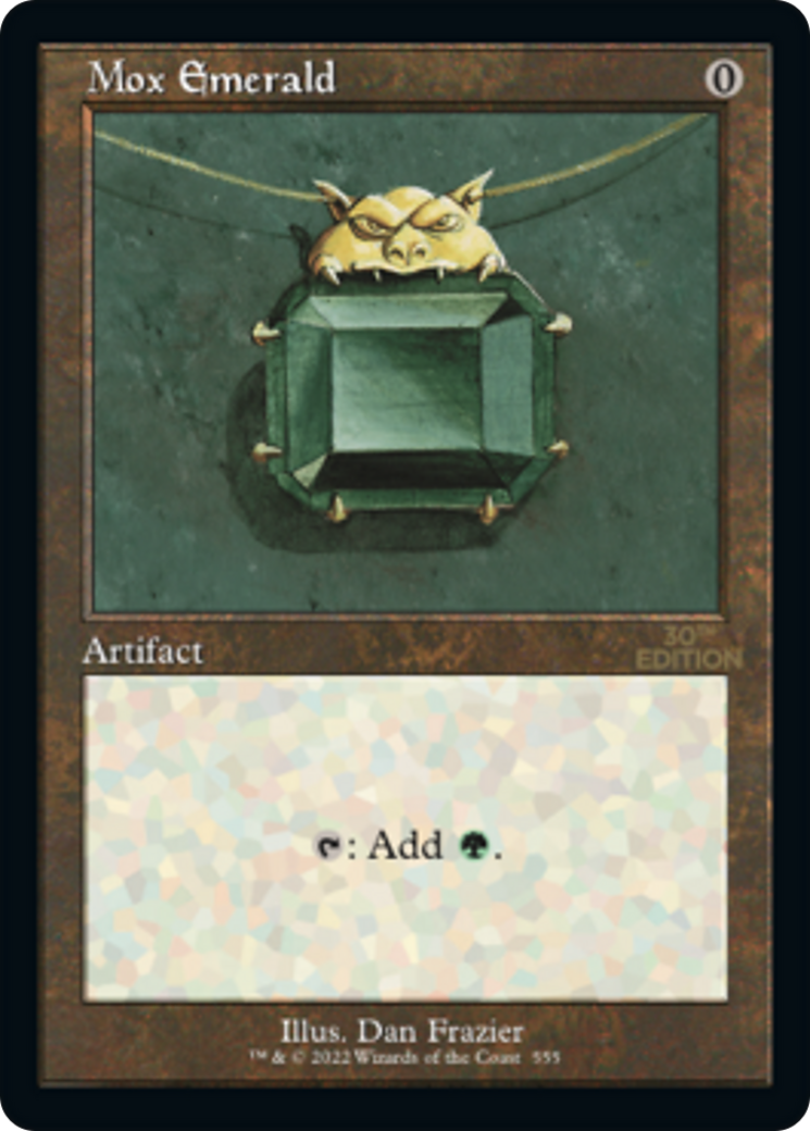 Mox Emerald (30A-555) [30th Anniversary Edition] MTG Single Wizards of the Coast