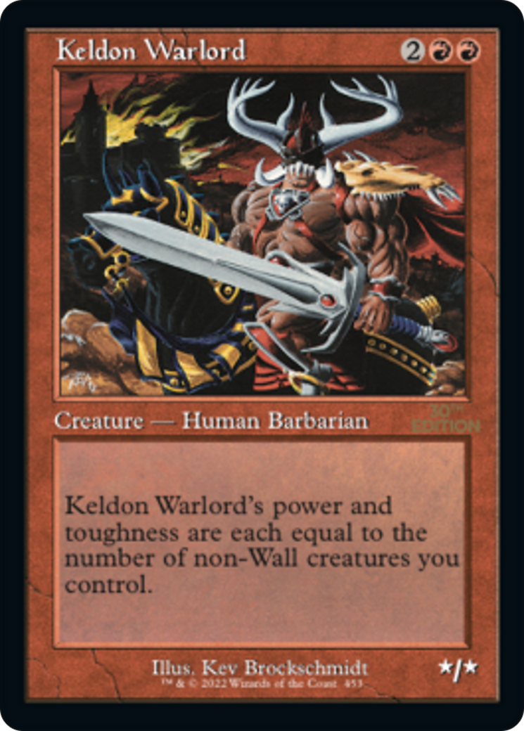 Keldon Warlord (30A-453) [30th Anniversary Edition] MTG Single Wizards of the Coast