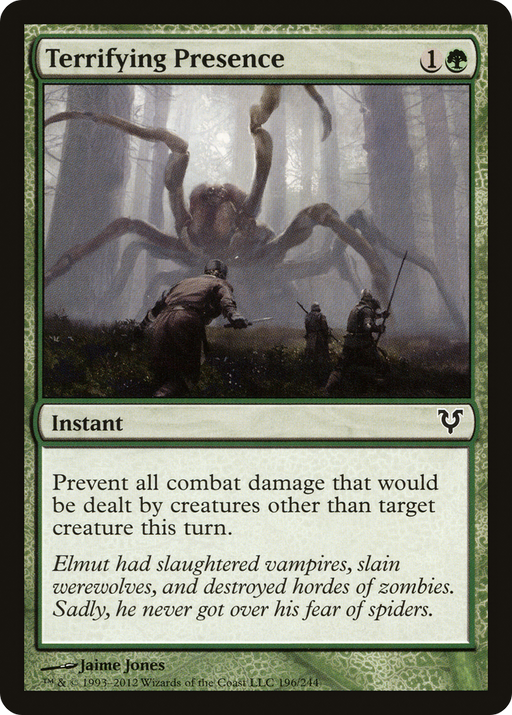 Terrifying Presence (AVR-196) [Avacyn Restored] MTG Single Wizards of the Coast