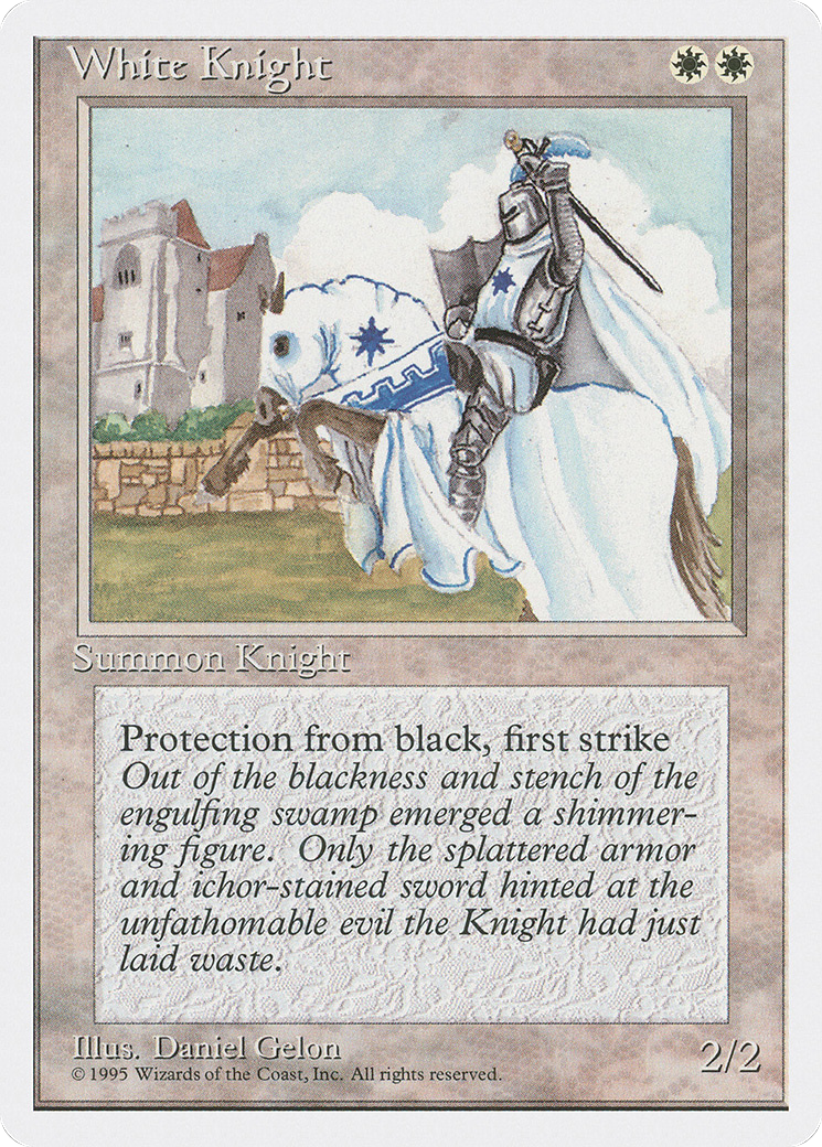 White Knight (4ED-056) [Fourth Edition] MTG Single Wizards of the Coast