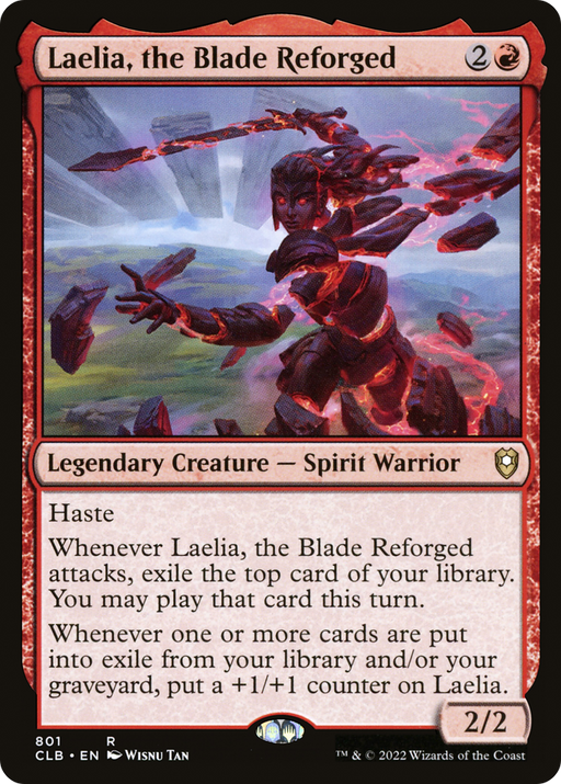 Laelia, the Blade Reforged (CLB-801) [Commander Legends: Battle for Baldur's Gate] MTG Single Wizards of the Coast