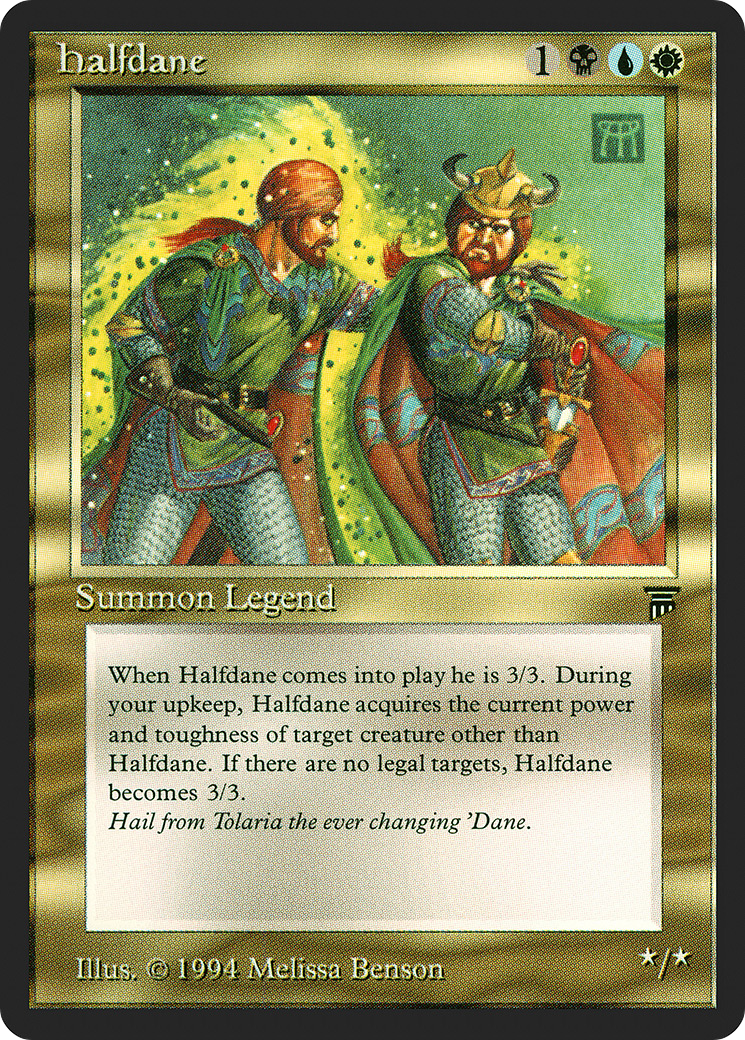 Halfdane (LEG-229) [Oldschool] Legends MTG Single Wizards of the Coast
