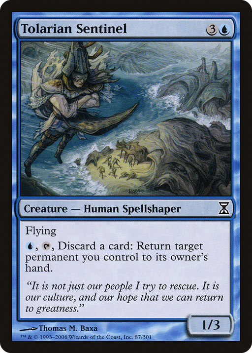 Tolarian Sentinel (TSP-087) [Time Spiral] MTG Single Wizards of the Coast