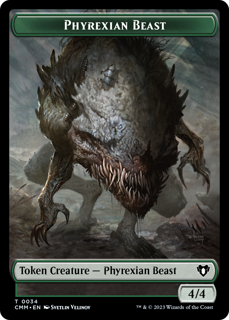 Phyrexian Beast (TCMM-034) [Tokens] Commander Masters Tokens MTG Single Wizards of the Coast