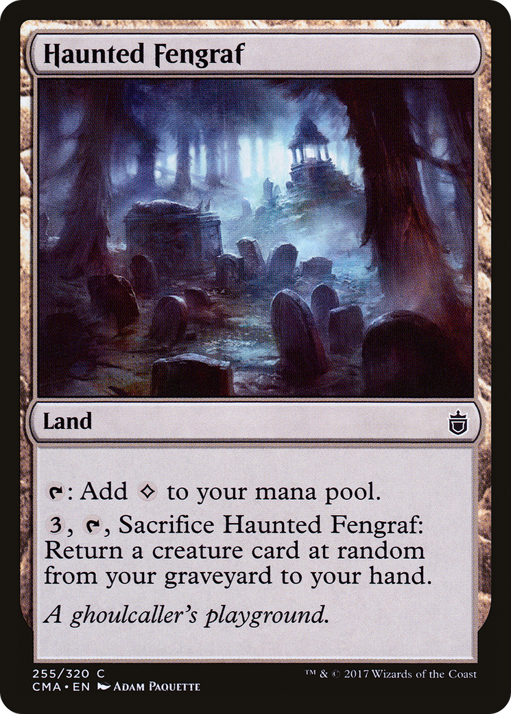 Haunted Fengraf (CMA-255) [Commander Anthology] MTG Single Wizards of the Coast