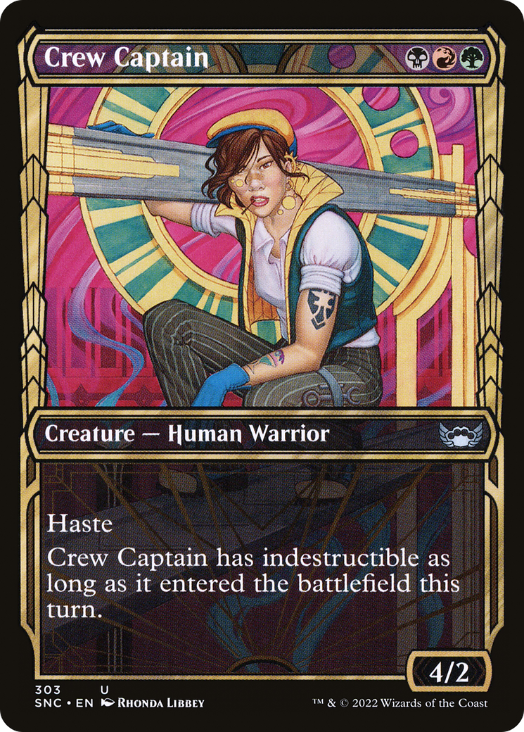 Crew Captain (SNC-303) [Streets of New Capenna] (Showcase) Foil MTG Single Wizards of the Coast
