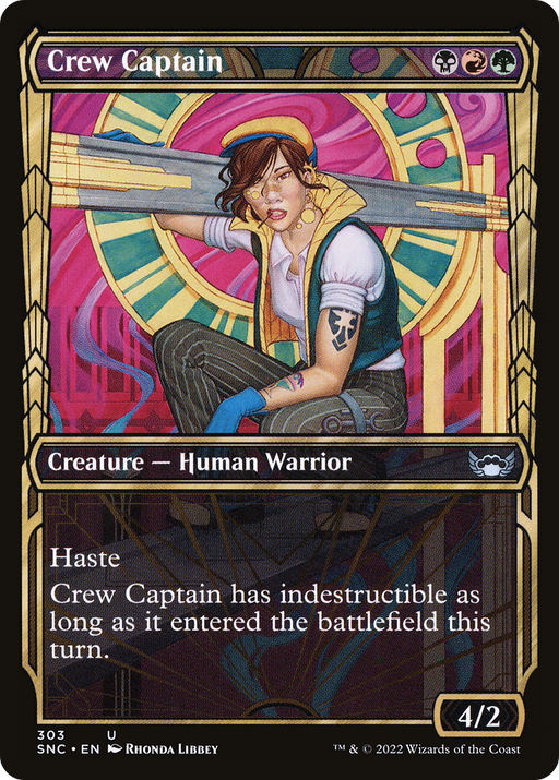 Crew Captain (SNC-303) [Streets of New Capenna] (Showcase) Foil MTG Single Wizards of the Coast