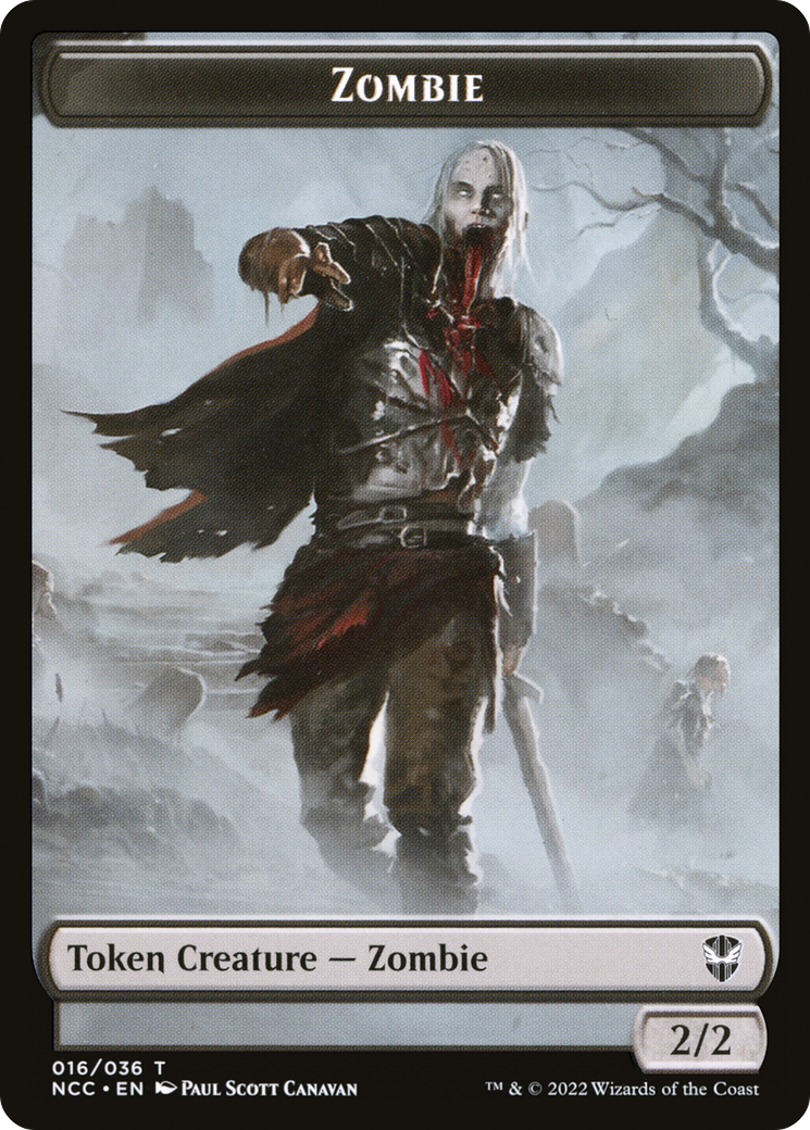 Zombie (TNCC-016) [Tokens] New Capenna Commander Tokens MTG Single Wizards of the Coast