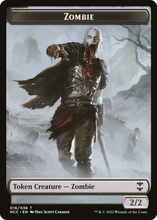Zombie (TNCC-016) [Tokens] New Capenna Commander Tokens MTG Single Wizards of the Coast