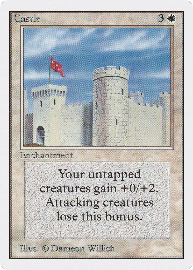 Castle (2ED-009) [Oldschool] Unlimited Edition MTG Single Wizards of the Coast