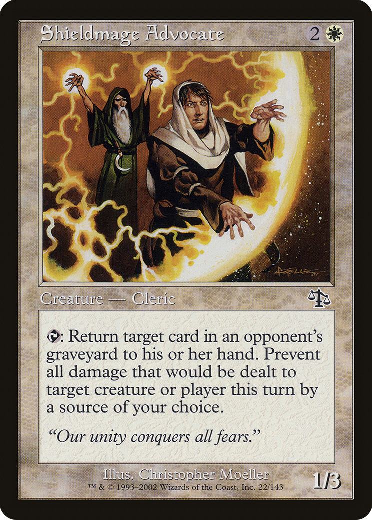 Shieldmage Advocate (JUD-022) [Judgment] MTG Single Wizards of the Coast