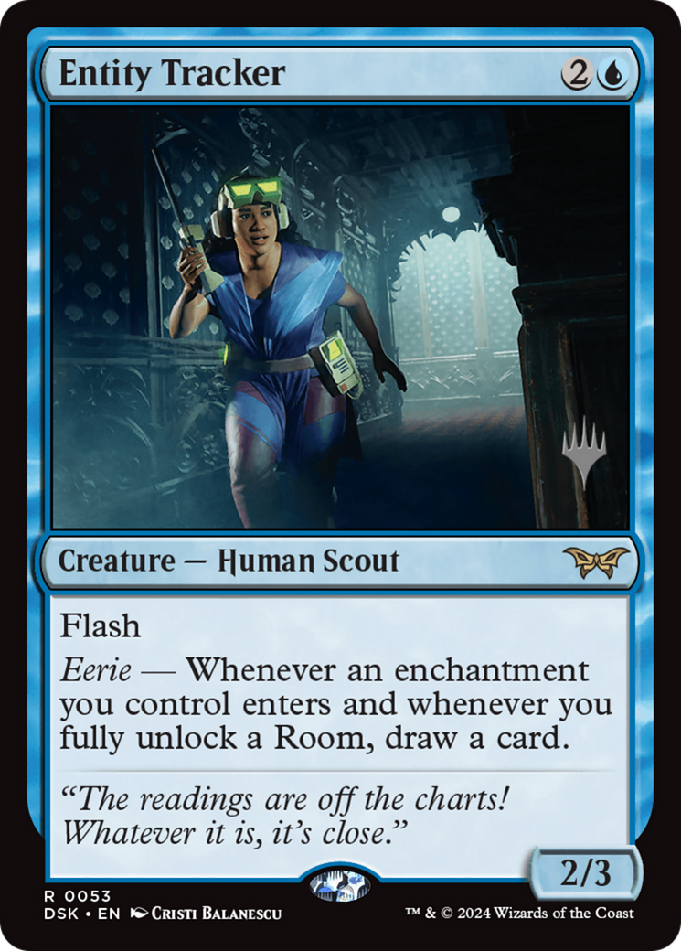 Entity Tracker (0053) (PPDSK-053) [Duskmourn: House of Horror Promos] MTG Single Wizards of the Coast