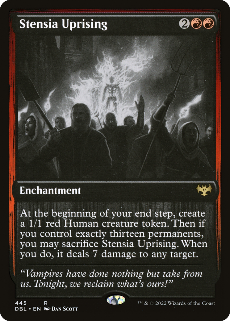 Stensia Uprising (DBL-445) [Innistrad: Double Feature] MTG Single Wizards of the Coast