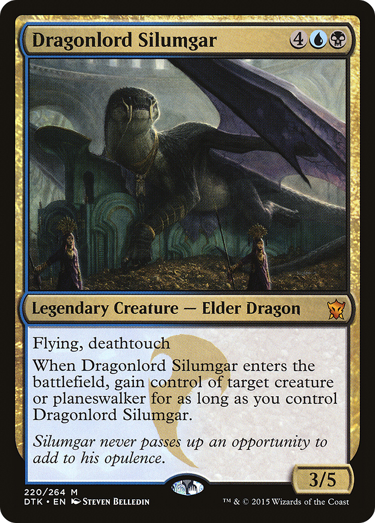Dragonlord Silumgar (DTK-220) [Dragons of Tarkir] MTG Single Wizards of the Coast