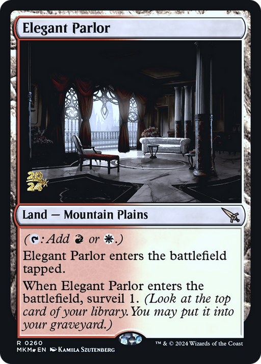 Elegant Parlor (PRE-260) [Murders at Karlov Manor Promos] Foil MTG Single Wizards of the Coast