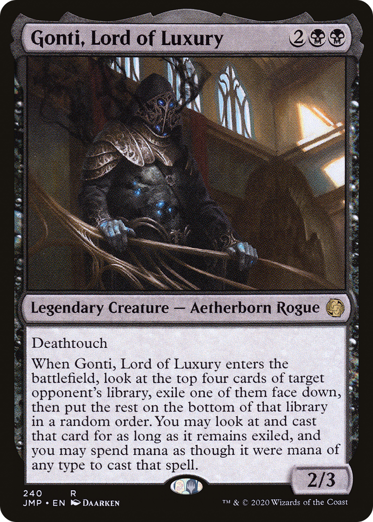 Gonti, Lord of Luxury (JMP-240) [Jumpstart] MTG Single Wizards of the Coast