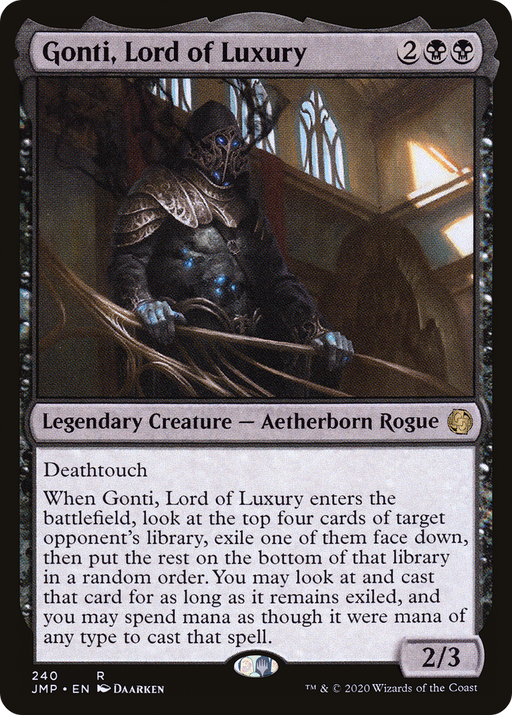 Gonti, Lord of Luxury (JMP-240) [Jumpstart] MTG Single Wizards of the Coast