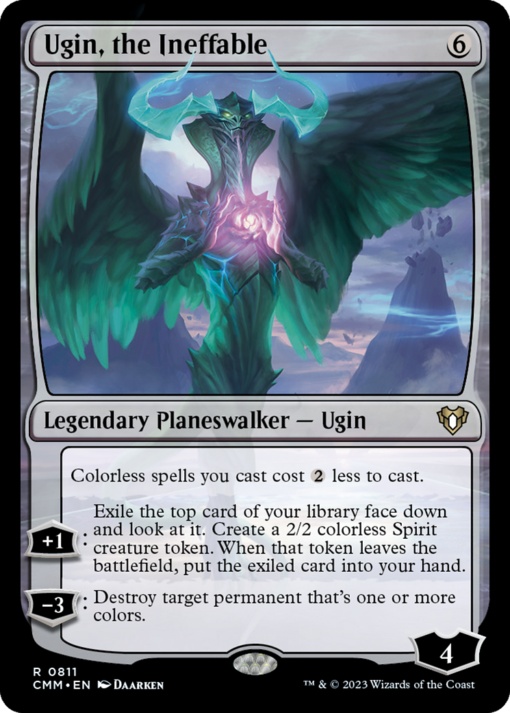 Ugin, the Ineffable (CMM-811) [Commander Masters] MTG Single Wizards of the Coast