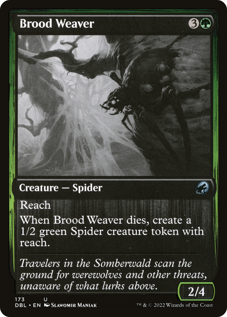 Brood Weaver (DBL-173) [Innistrad: Double Feature] Foil MTG Single Wizards of the Coast