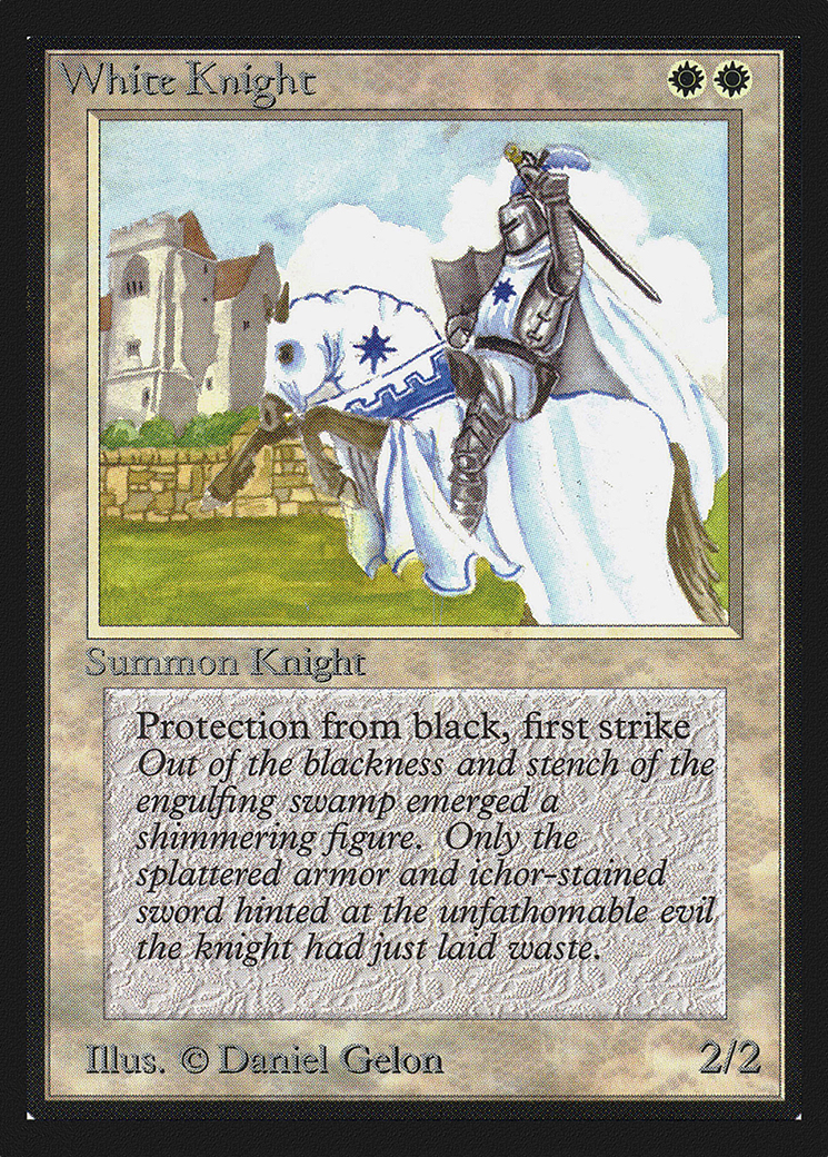 White Knight (IED-044) [Intl. Collectors' Edition] MTG Single Wizards of the Coast