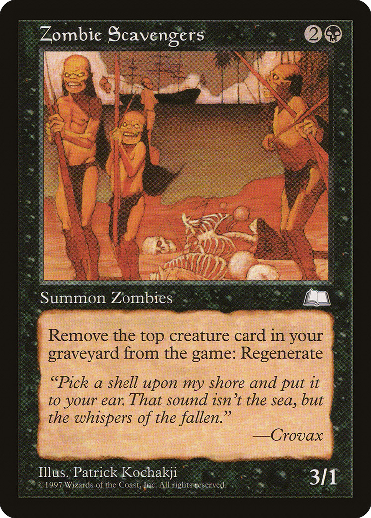 Zombie Scavengers (WTH-) [Weatherlight] MTG Single Wizards of the Coast